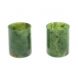 Набор стопок из нефрита 2 шт 4х5 см 127741
