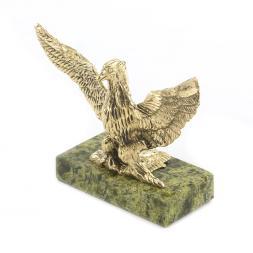 Статуэтка из бронзы и змеевика &amp;quot;Орел&amp;quot;