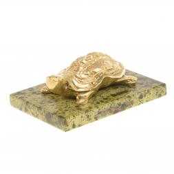 Сувенир из бронзы и змеевика "Черепаха"