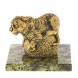 Фигурка &amp;quot;Тигр на шаре&amp;quot; на подставке из камня 122286