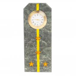 Часы &quot;Погон капитан таможни&quot; камень змеевик