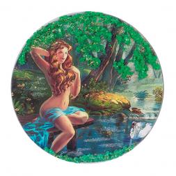 Магнит с рисунком "Купальщица" змеевик