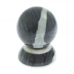 Шар 7 см на подставке из серого мрамора