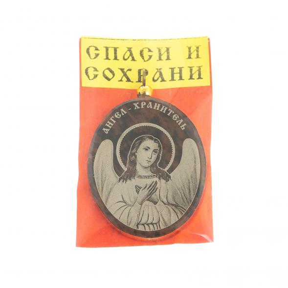 Кулон «Ангел Хранитель» из обсидиана