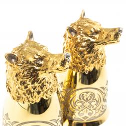 Стопки перевертыши &amp;quot;Волк&amp;quot; 70 мл 2 шт Златоуст