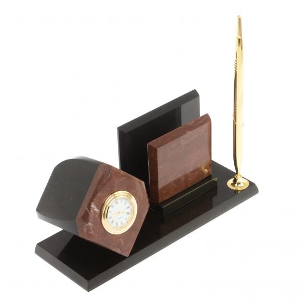 Мини-набор Куб с визитницей из лемезита 126795