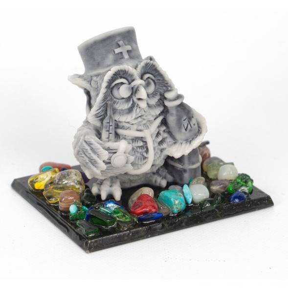 Сувенир &amp;quot;Филин доктор&amp;quot; из мрамолита 117025