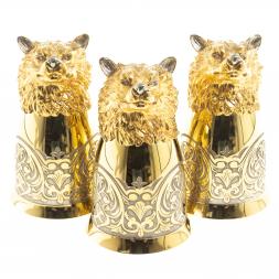 Стопки перевертыши &amp;quot;Волк&amp;quot; 60 мл 3 шт Златоуст