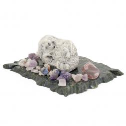 Сувенир из мрамолита "Ежик лежит"