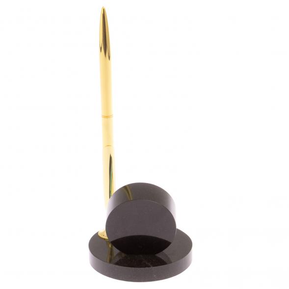 Часы настольные с ручкой камень хризоколла 125665