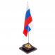 Флагшток &amp;quot;Герб РФ&amp;quot; из черного обсидиана 9х9х32 см 125818