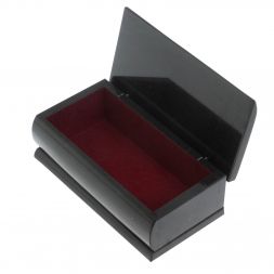 Шкатулка "Купюра" из черного змеевика 18х9х6,5 см