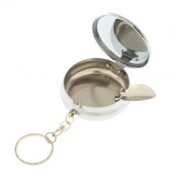 Пепельница карманная камень змеевик 5х5,5х2 см