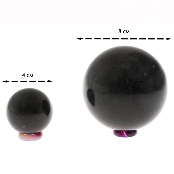 Подставка под шар фиолетовый агат 2,2-2,4 см 130005