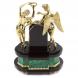 Декоративные часы из малахита и бронзы &amp;quot;Амур и Психея&amp;quot; 113054