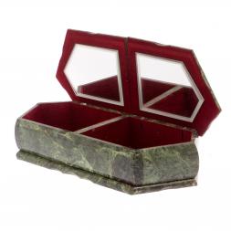 Шкатулка с двумя отделениями "Хозяйка медной горы" лето 29,5х12х8 см