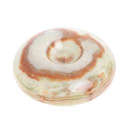 Круглая подставка под шар, яйцо камень оникс 7,5х7,5х2 см (3)