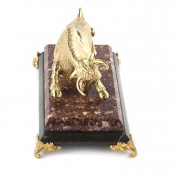 Статуэтка из бронзы &amp;quot;Бык&amp;quot; цвет золото