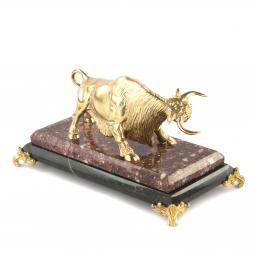 Статуэтка из бронзы &amp;quot;Бык&amp;quot; цвет золото