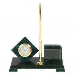 Письменный мини-набор &amp;quot;Кубик&amp;quot; змеевик