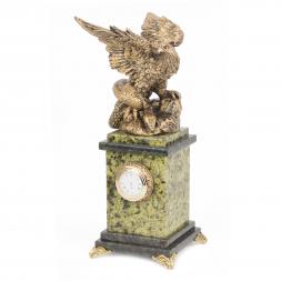 Часы &amp;quot;Орел&amp;quot; змеевик