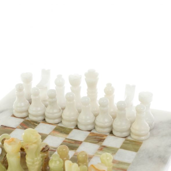 Шахматы &amp;quot;Сувенирные&amp;quot; мрамор,оникс доска 20х20 см 128893