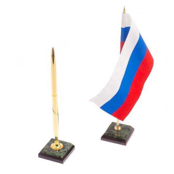 Письменный прибор из нефрита на ножках 125982