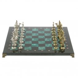 Шахматы сувенирные &amp;quot;Древний Египет&amp;quot; доска 40х40 см шабровский змеевик