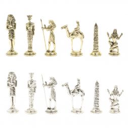 Шахматы сувенирные &amp;quot;Древний Египет&amp;quot; доска 40х40 см шабровский змеевик