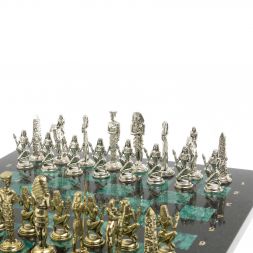 Шахматы сувенирные &amp;quot;Древний Египет&amp;quot; доска 40х40 см шабровский змеевик