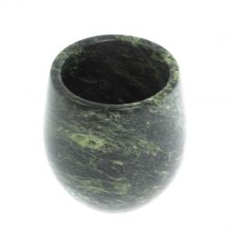 Стакан-калабас из шабровского змеевика 7х7х7 см