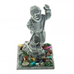 Сувенир &amp;quot; Горнолыжник&amp;quot; из мрамолита