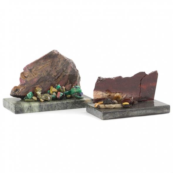 Настольный сувенир &amp;quot;Скала&amp;quot; камень яшма 120351