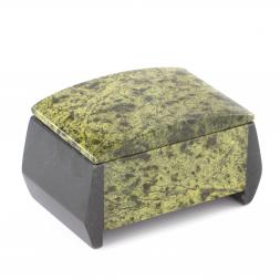 Шкатулка из змеевика &amp;quot;Персона&amp;quot; большая 12,5х8х7 см
