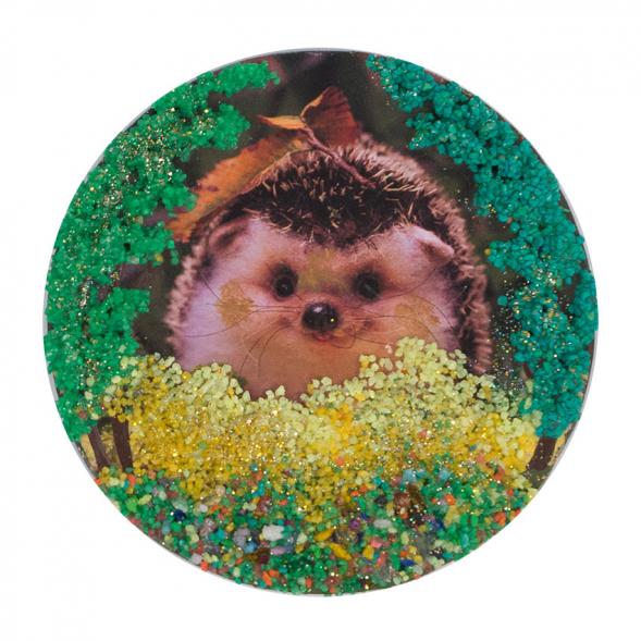 Магнит с рисунком &amp;quot;Ежик&amp;quot; змеевик 117760