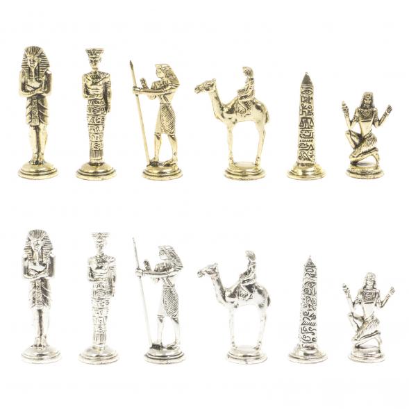 Шахматы &amp;quot;Древний Египет&amp;quot; доска 40х40 см мрамор шабровский змеевик 127270