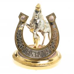 Сувенир &amp;quot;Подкова на счастье&amp;quot; яшма Златоуст