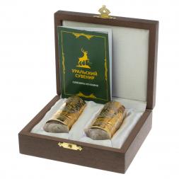 Набор из двух стопок "Кабан" 40 мл Златоуст