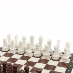 Шахматы &amp;quot; Традиционные&amp;quot; доска 40х40 см мрамор, лемезит