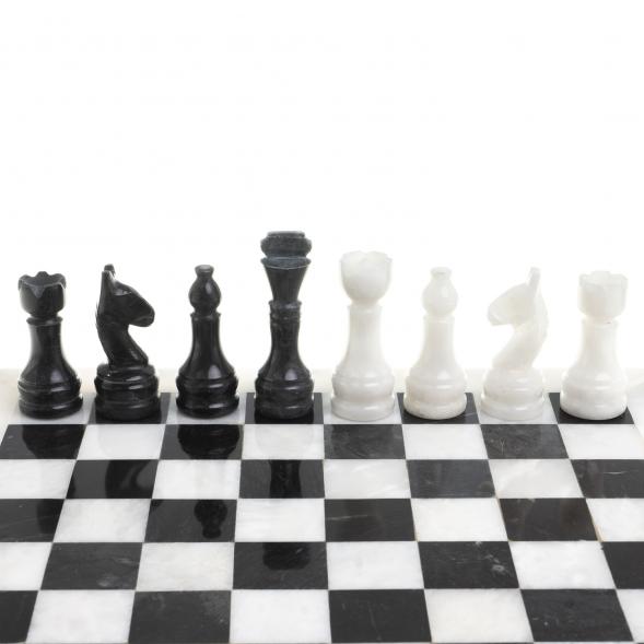 Шахматы настольные &amp;quot;Классические&amp;quot; доска 31х31 см мрамор 123534