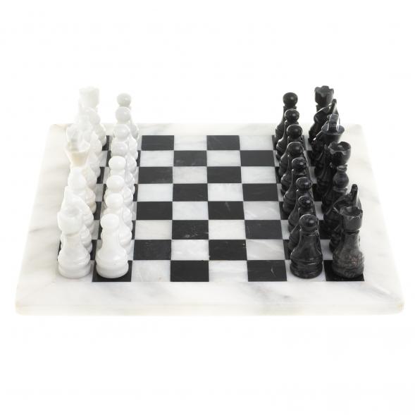 Шахматы настольные &amp;quot;Классические&amp;quot; доска 31х31 см мрамор 123534