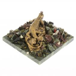 Сувенир &amp;quot;Ящерица&amp;quot; змеевик