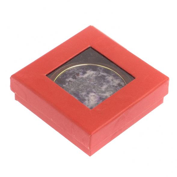 Карманное зеркальце из камня гетчеллит цвет золото 126265