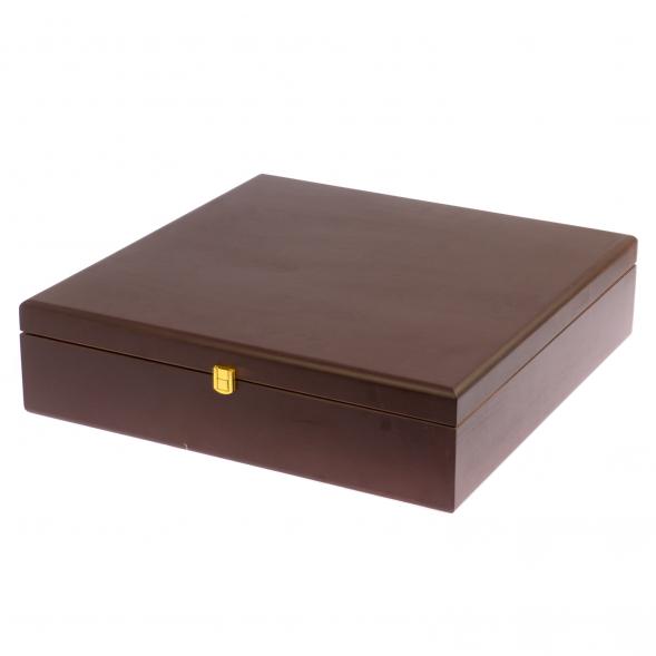 Шахматы из камня обсидиан &amp;quot;Классические&amp;quot; доска 40х40 см 126343