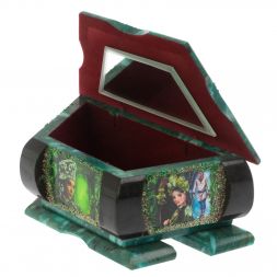 Шкатулка с иллюстрацией &amp;quot;Хозяйка медной горы&amp;quot; из змеевика 20х10х8 см