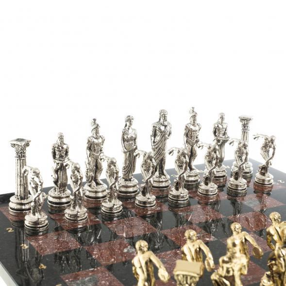 Шахматы &amp;quot;Олимпийские игры&amp;quot; доска 44х44 см креноид фигуры металлические 122601