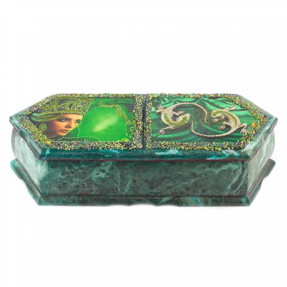 Шкатулка &amp;quot;Хозяйка медной горы и ящерицы&amp;quot; 29,5х12х8 см 119717