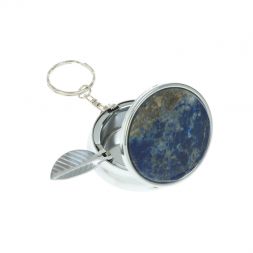 Пепельница карманная камень афганский лазурит 5х5,5х2 см