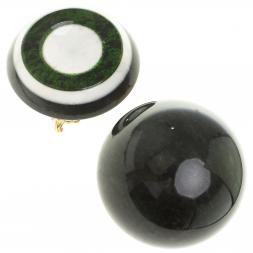 Сувенир "Шар антистресс" из темно-зеленого змеевика 10,5 см