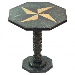 Каменный столик из змеевика